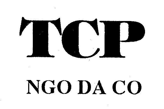 Mẫu nhãn hiệu TCP NGO DA CO