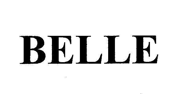 Mẫu nhãn hiệu BELLE