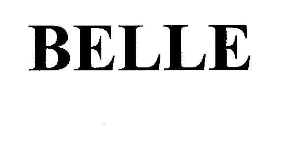 Mẫu nhãn hiệu BELLE