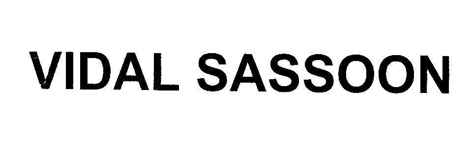 Mẫu nhãn hiệu VIDAL SASSOON