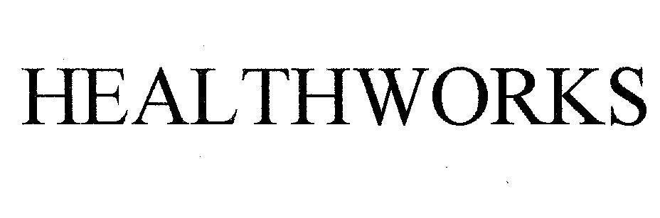 Mẫu nhãn hiệu HEALTHWORKS