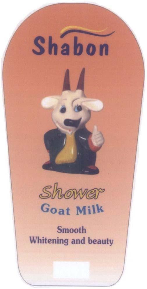 Mẫu nhãn hiệu Shabon Shower Goat Milk Smooth Whitening and beauty