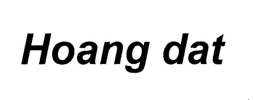 Mẫu nhãn hiệu Hoang dat