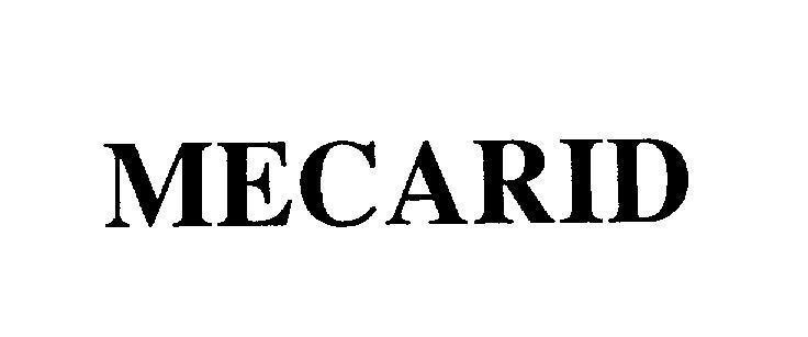 Mẫu nhãn hiệu MECARID