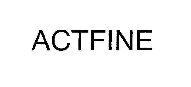 Mẫu nhãn hiệu ACTFINE