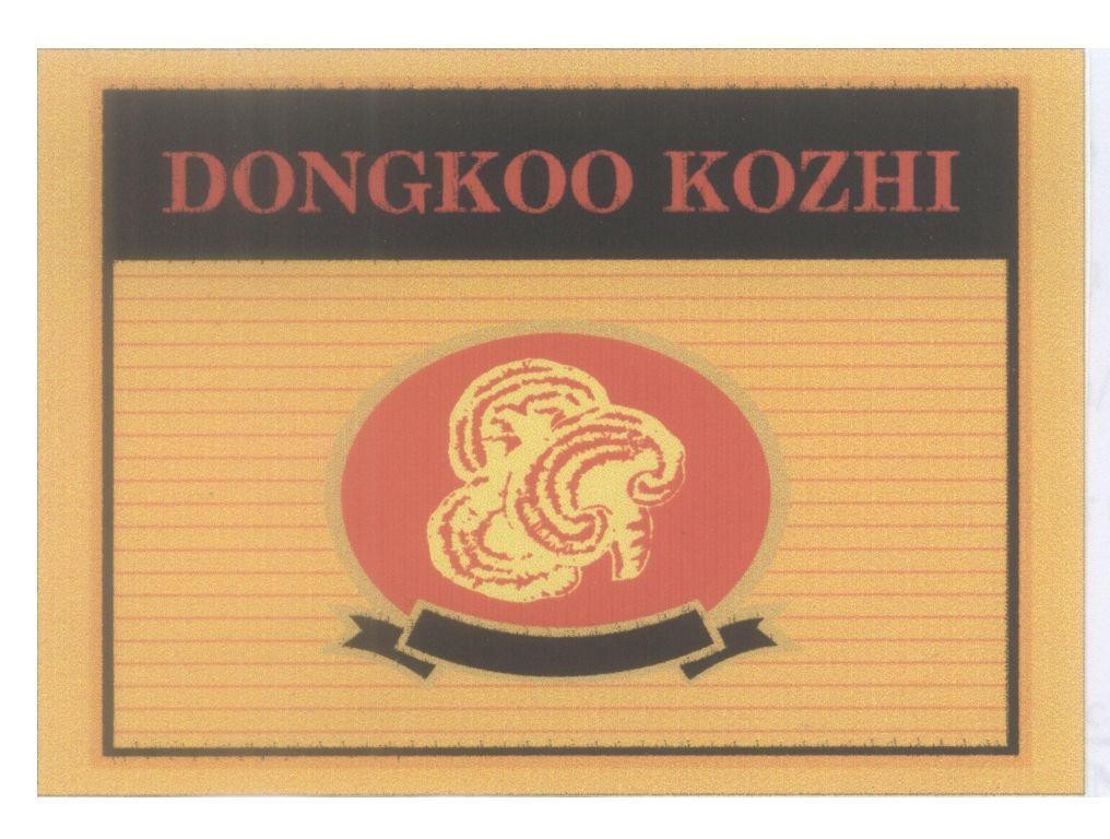 Mẫu nhãn hiệu DONGKOO KOZHI