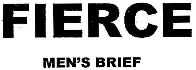 Mẫu nhãn hiệu FIERCE MEN'S BRIEF