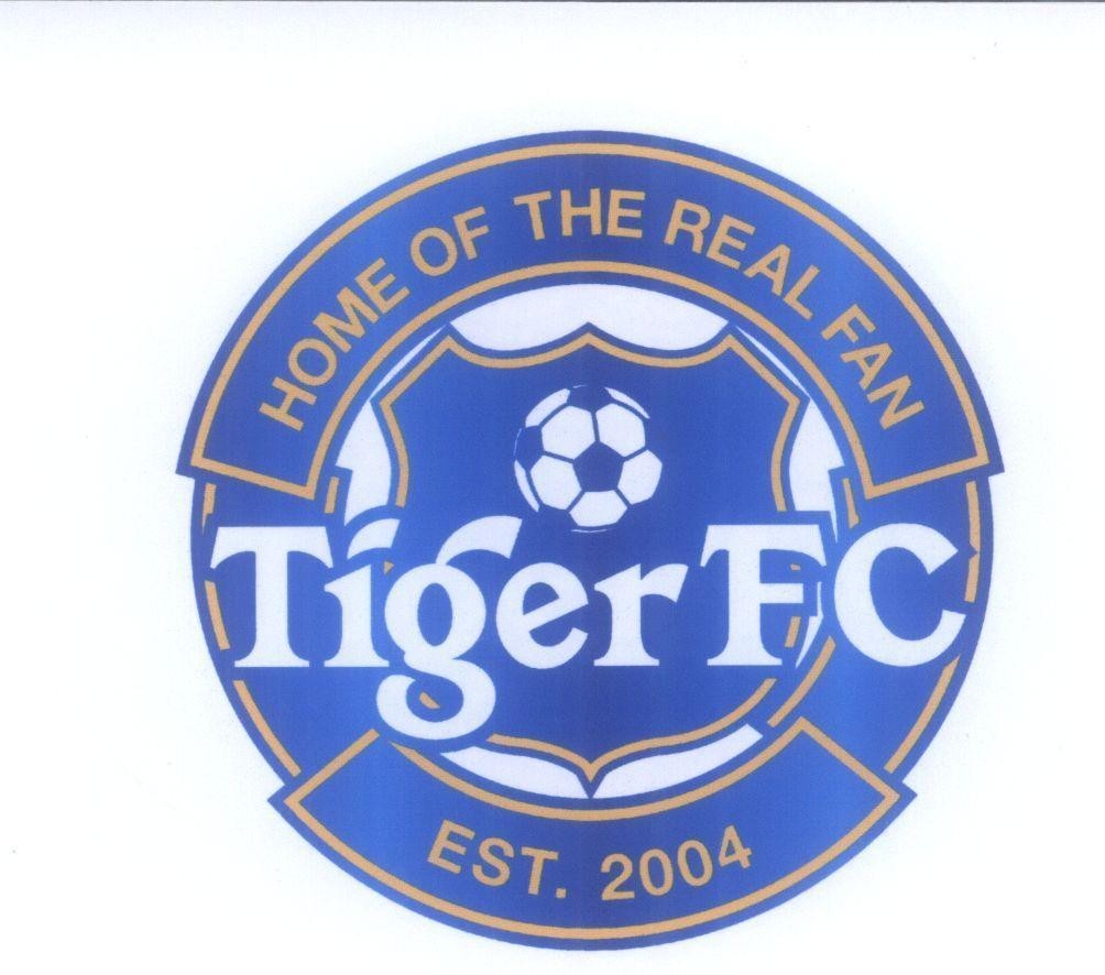 Mẫu nhãn hiệu Tiger FC HOME OF THE REAL FAN EST. 2004
