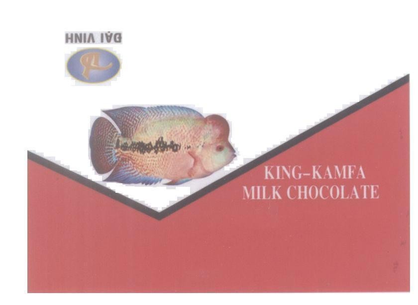 Mẫu nhãn hiệu V D V Đại Vinh KING-KAMFA MILK CHOCOLATE