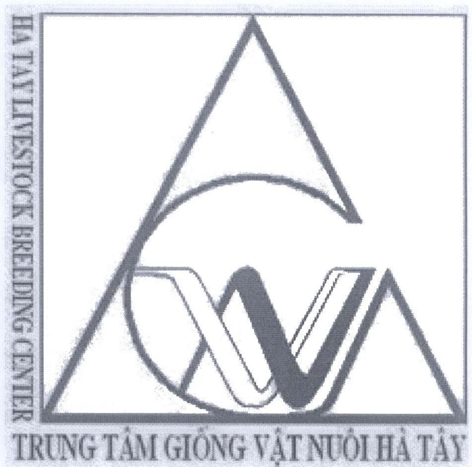 Mẫu nhãn hiệu HATAY LIVESTOCK BREEDING CENTER Trung Tâm Giống Vật Nuôi Hà Tây G V N
