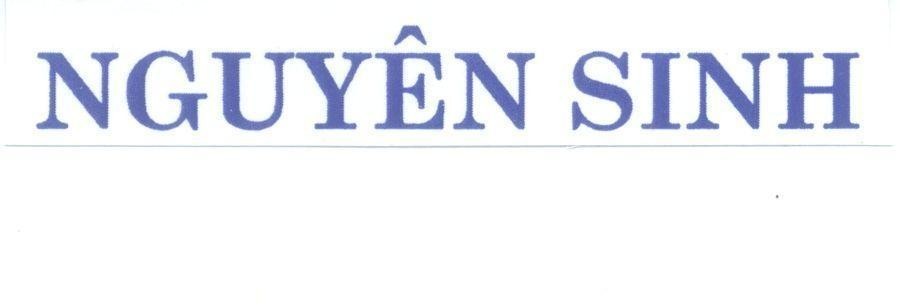Mẫu nhãn hiệu NGUYÊN SINH