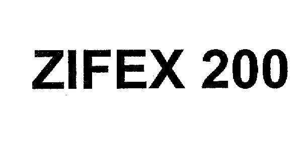 Mẫu nhãn hiệu ZIFEX 200