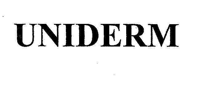 Mẫu nhãn hiệu UNIDERM