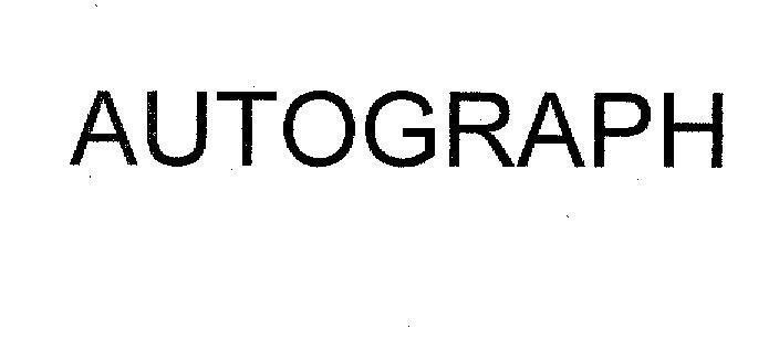 Mẫu nhãn hiệu AUTOGRAPH