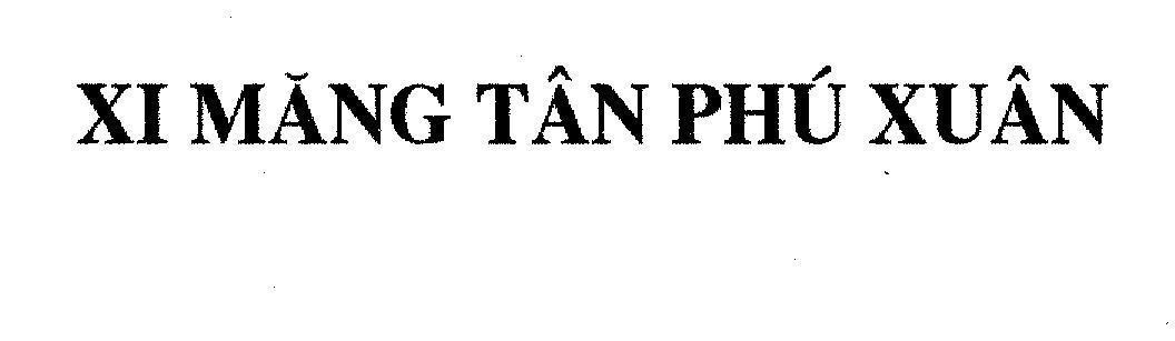 Mẫu nhãn hiệu Xi măng Tân Phú Xuân