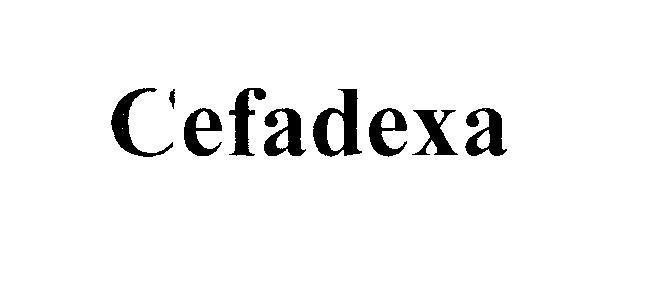 Mẫu nhãn hiệu Cefadexa