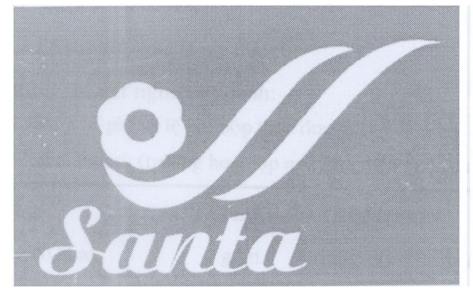 Mẫu nhãn hiệu Santa