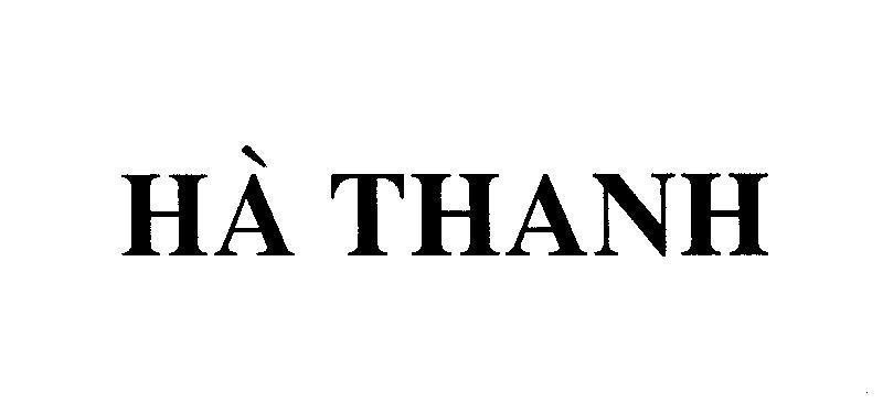 Mẫu nhãn hiệu Hà Thanh