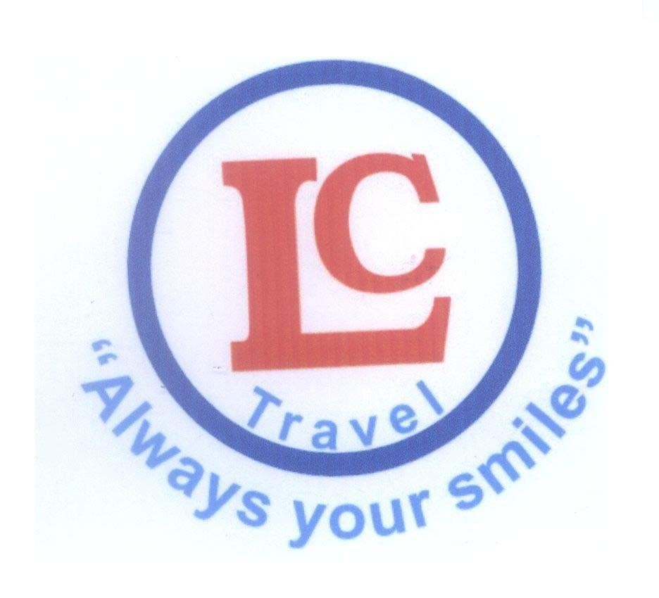 Mẫu nhãn hiệu L c Travel "Always your smiles"