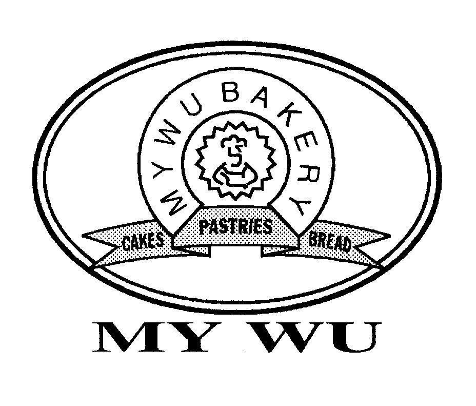 Mẫu nhãn hiệu MY WU MY WU BAKERY CAKES PASTRIES BREAD