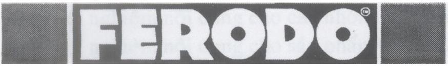 Mẫu nhãn hiệu FERODO