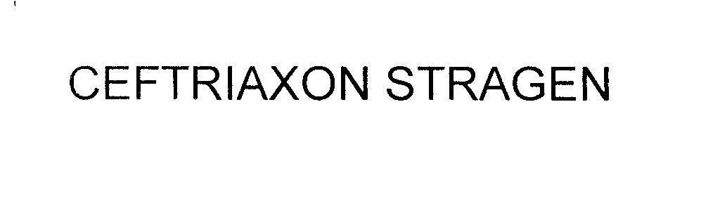 Mẫu nhãn hiệu CEFTRIAXON STRAGEN