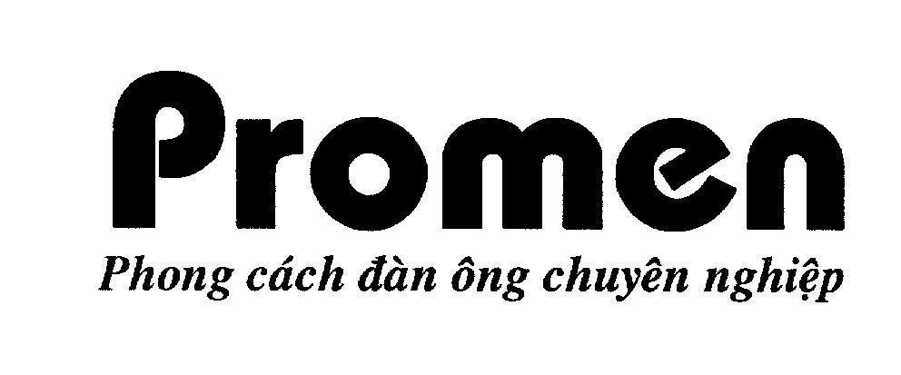 Mẫu nhãn hiệu Promen Phong cách đàn ông chuyên nghiệp