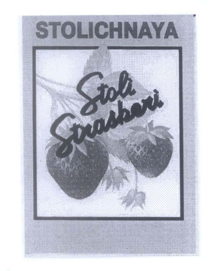 Mẫu nhãn hiệu STOLICHNAYA Stoli Strasberi