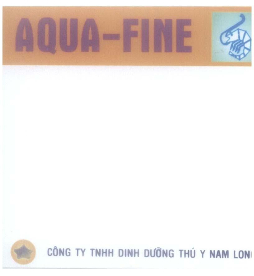 Mẫu nhãn hiệu AQUA-FINE Công Ty TNHH Dinh Dưỡng Thú Y Nam Long