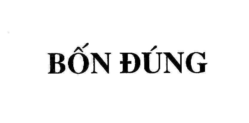 Mẫu nhãn hiệu Bốn Đúng