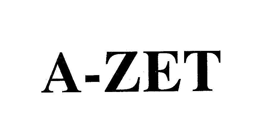 Mẫu nhãn hiệu A-ZET