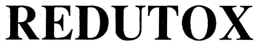 Mẫu nhãn hiệu REDUTOX