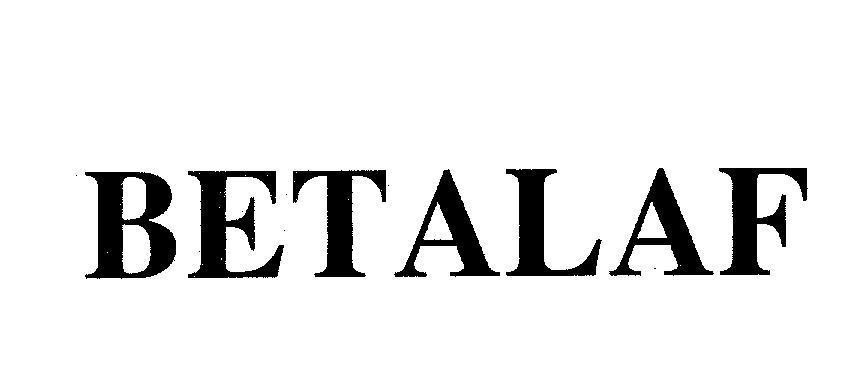 Mẫu nhãn hiệu BETALAF