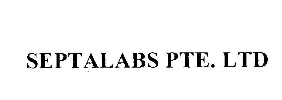 Mẫu nhãn hiệu SEPTALABS PTE. LTD