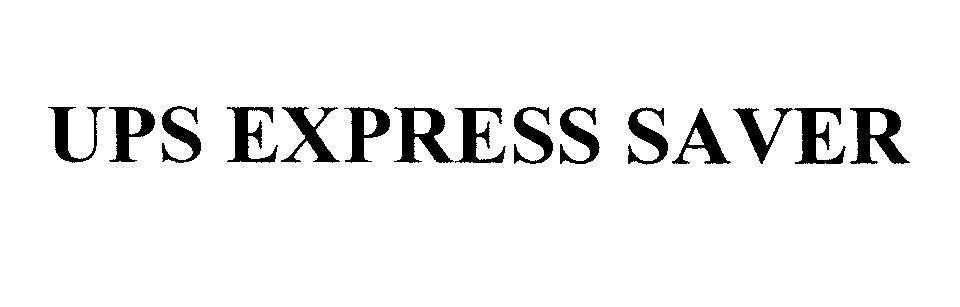 Mẫu nhãn hiệu UPS EXPRESS SAVER