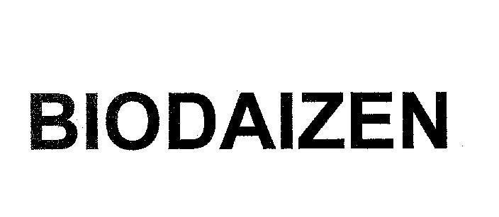 Mẫu nhãn hiệu BIODAIZEN