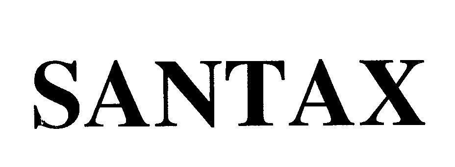 Mẫu nhãn hiệu SANTAX