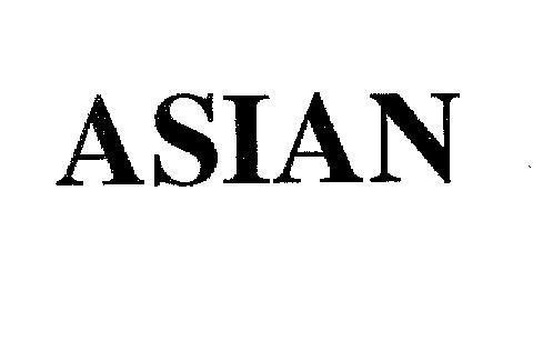 Mẫu nhãn hiệu ASIAN