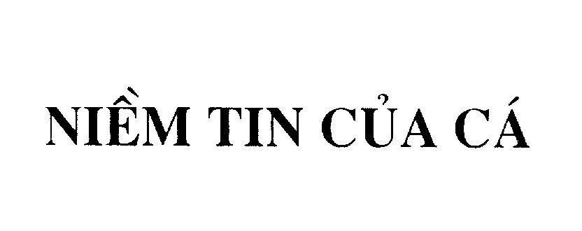 Mẫu nhãn hiệu Niềm Tin Của Cá