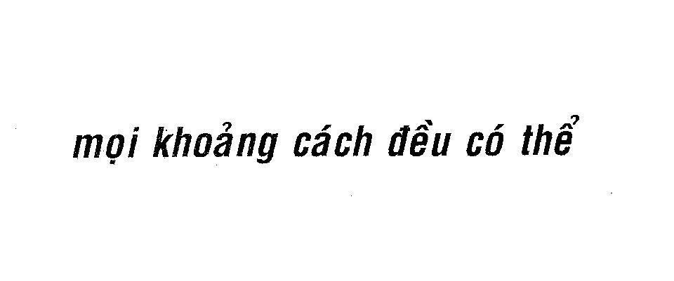 Mẫu nhãn hiệu mọi khoảng cách đều có thể