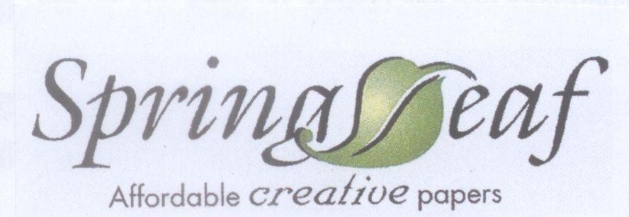 Mẫu nhãn hiệu Spring Leaf Affordable creative papers