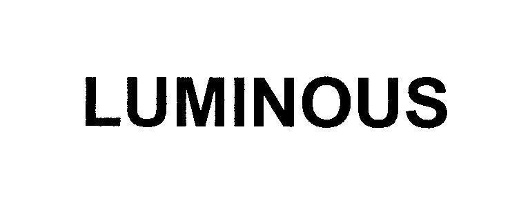 Mẫu nhãn hiệu LUMINOUS