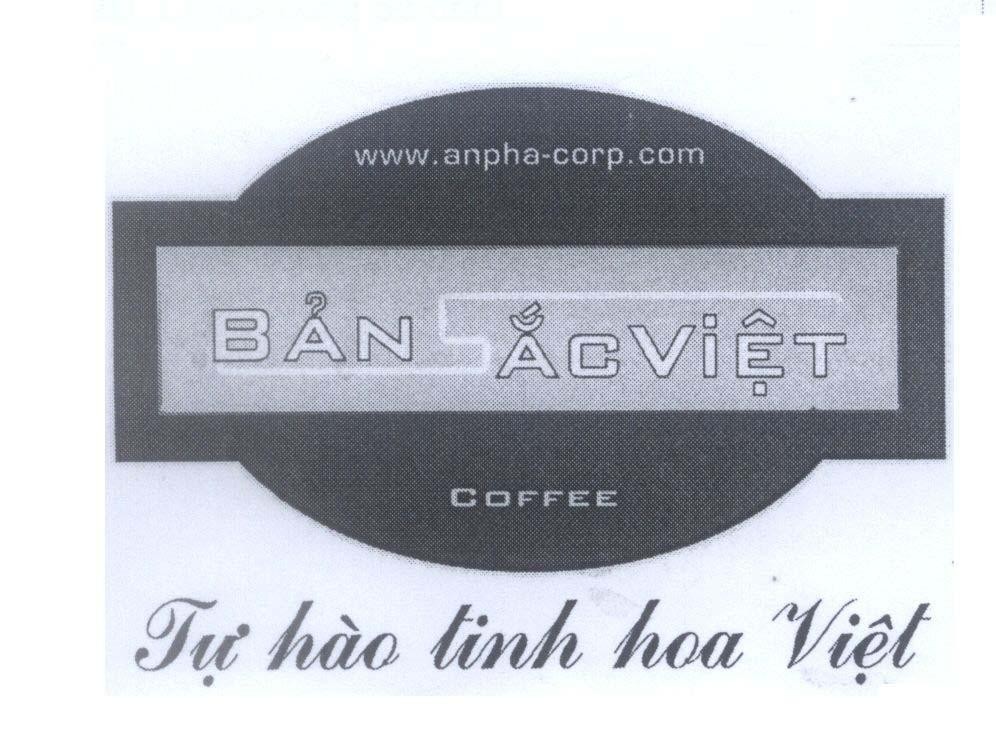 Mẫu nhãn hiệu Bản Sắc Việt COFFEE Tự hào tinh hoa Việt www.anpha-corp.com