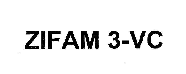 Mẫu nhãn hiệu ZIFAM 3-VC