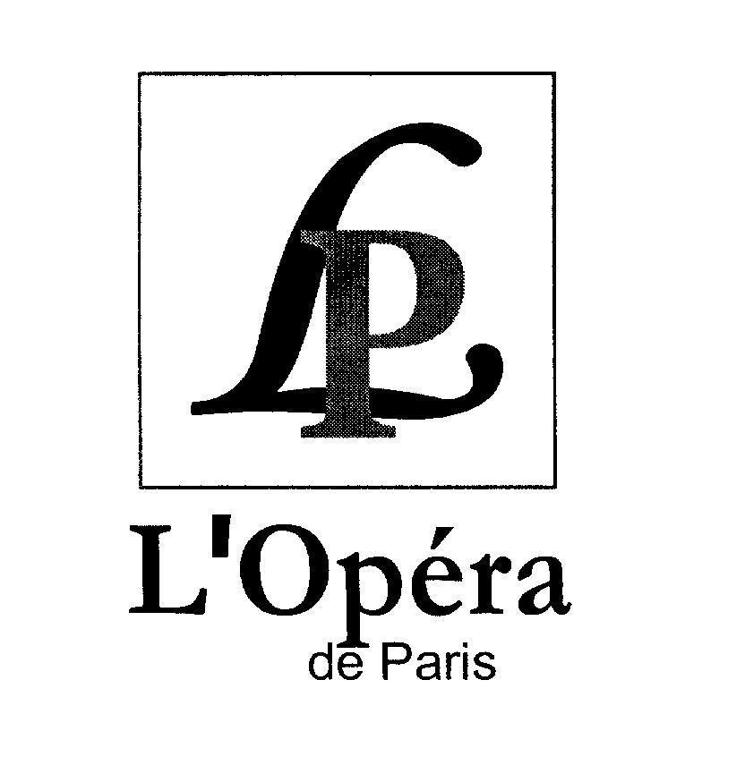 Mẫu nhãn hiệu L P L'Opéra de Paris