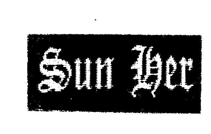 Mẫu nhãn hiệu Sun Her