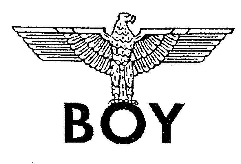 Mẫu nhãn hiệu BOY