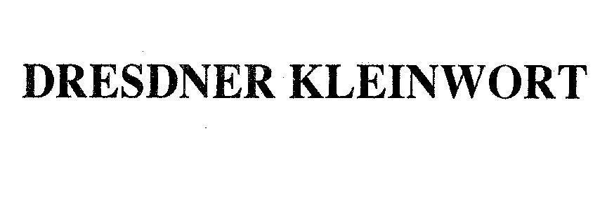 Mẫu nhãn hiệu DRESDNER KLEINWORT