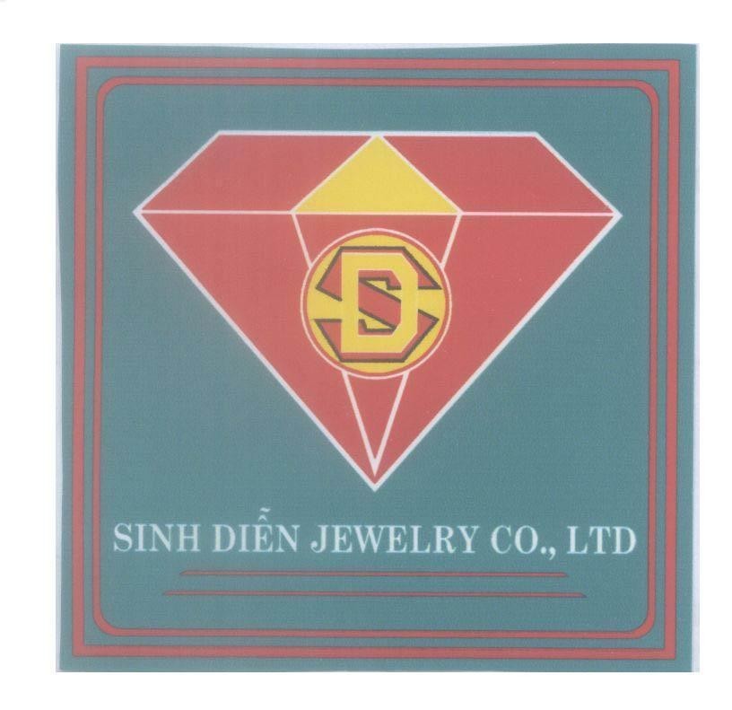 Mẫu nhãn hiệu S D SD Sinh Diễn JEWELRY CO., LTD