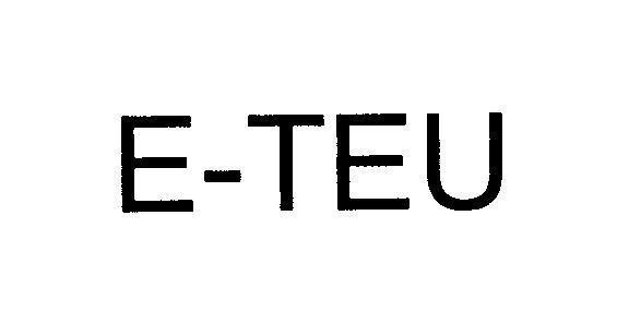 Mẫu nhãn hiệu E-TEU